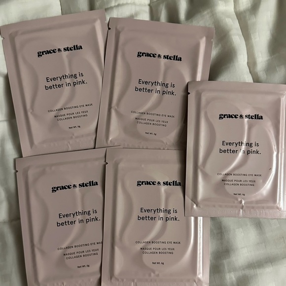 Collagen boosting eye masks by Grace and Stella 5 packages total - Picture 1 of 2